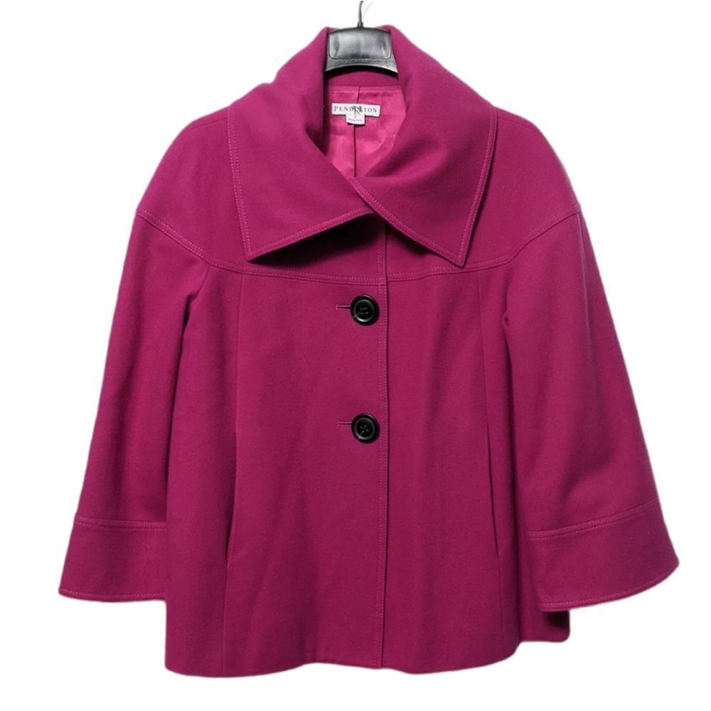 Pendleton Virgin Wool Cropped Jacket S - image 6